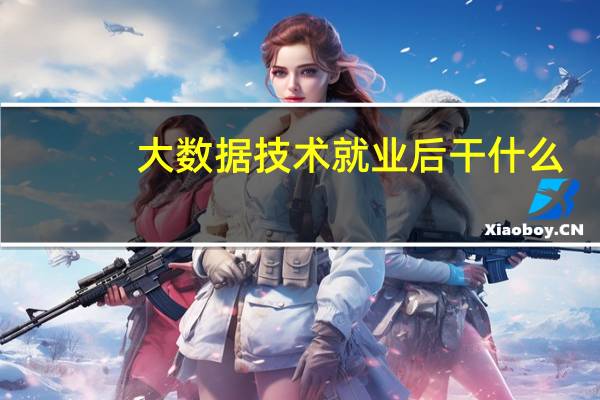 大数据技术就业后干什么