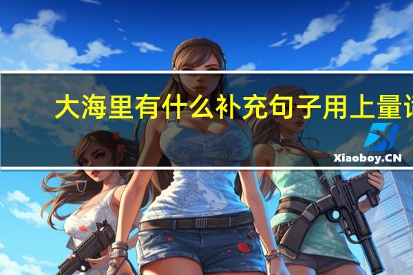 大海里有什么补充句子用上量词