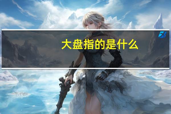 大盘指的是什么