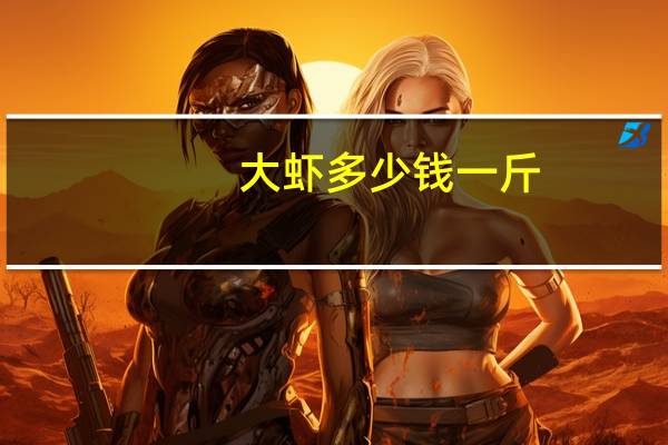 大虾多少钱一斤