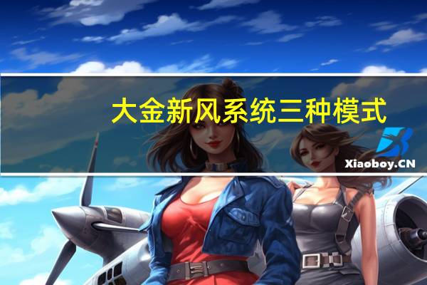 大金新风系统三种模式