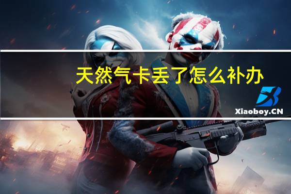 天然气卡丢了怎么补办