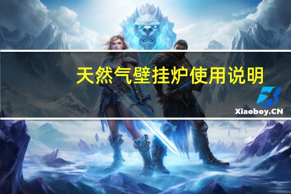 天然气壁挂炉使用说明