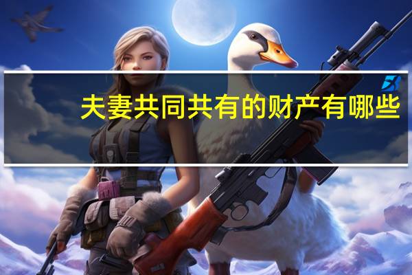 夫妻共同共有的财产有哪些