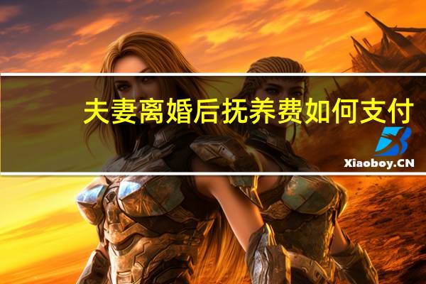 夫妻离婚后抚养费如何支付