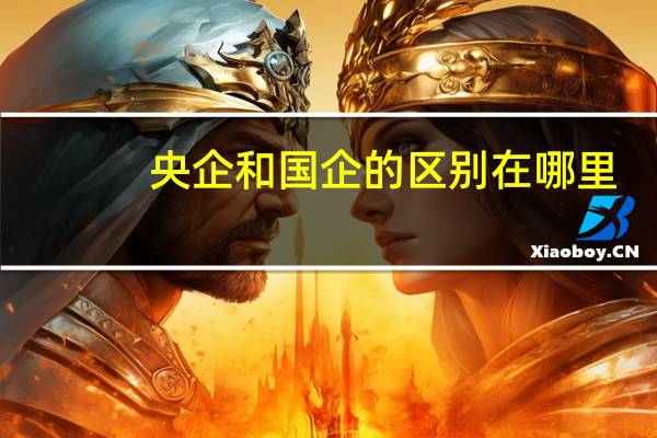 央企和国企的区别在哪里？