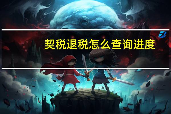 契税退税怎么查询进度