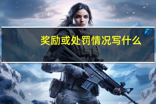 奖励或处罚情况写什么