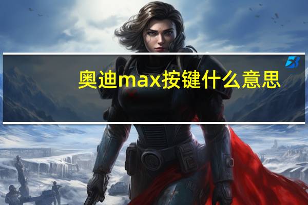 奥迪max按键什么意思