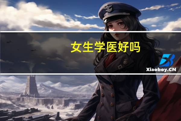 女生学医好吗