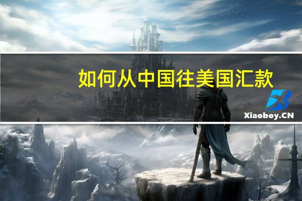 如何从中国往美国汇款