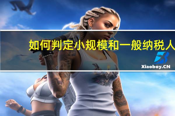 如何判定小规模和一般纳税人