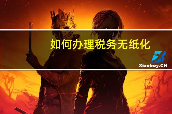 如何办理税务无纸化
