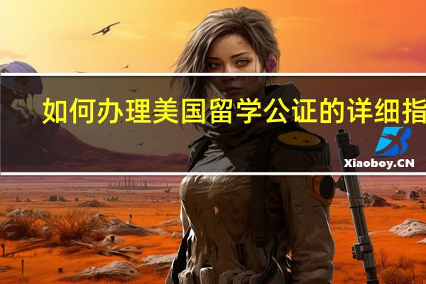 如何办理美国留学公证的详细指南