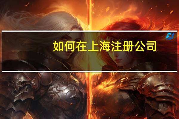 如何在上海注册公司