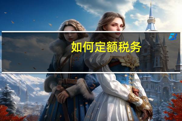 如何定额税务