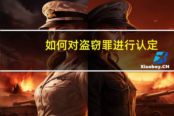 如何对盗窃罪进行认定