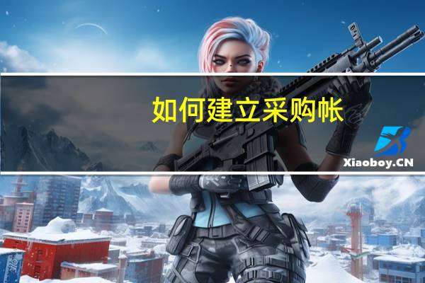 如何建立采购帐