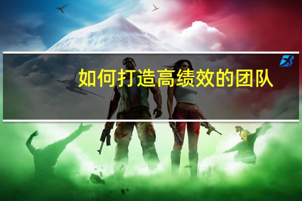 如何打造高绩效的团队