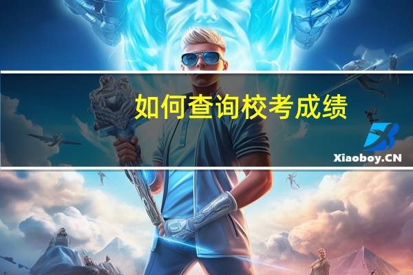 如何查询校考成绩