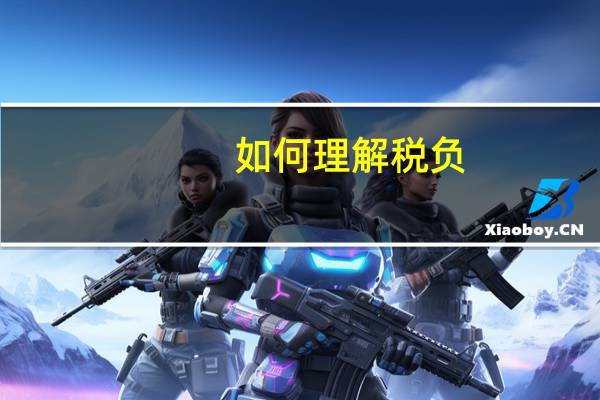 如何理解税负