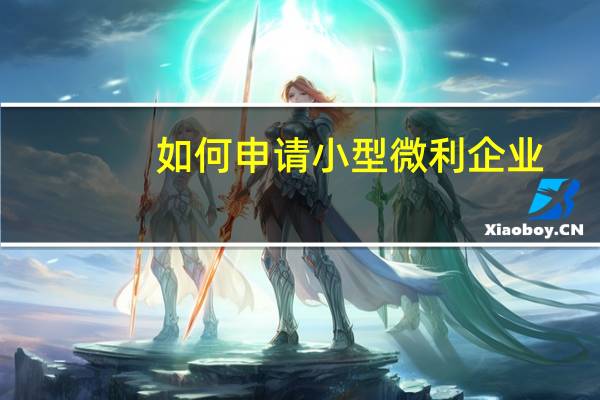 如何申请小型微利企业