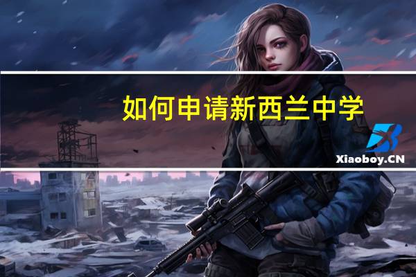 如何申请新西兰中学