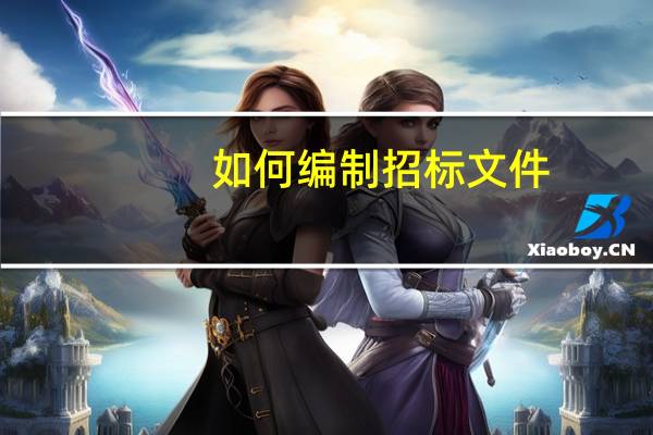 如何编制招标文件