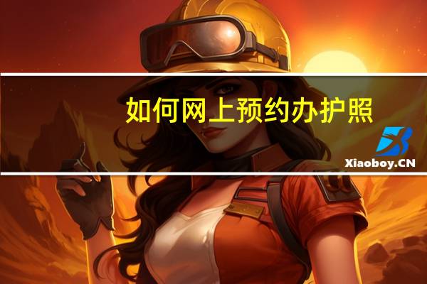如何网上预约办护照