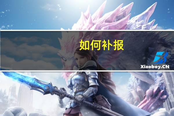 如何补报