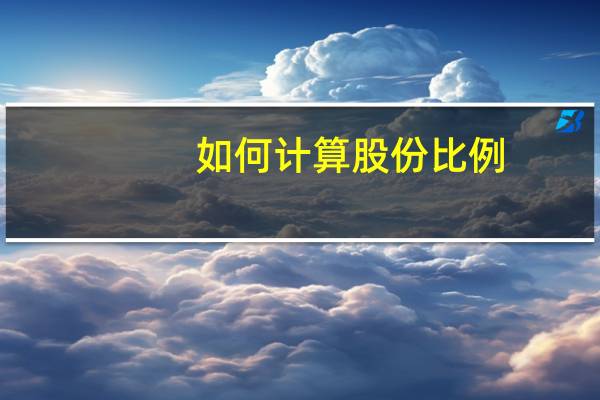 如何计算股份比例