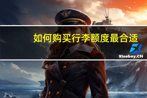 如何购买行李额度最合适
