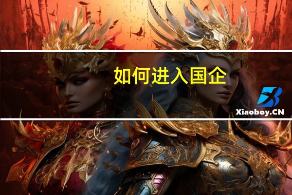 如何进入国企