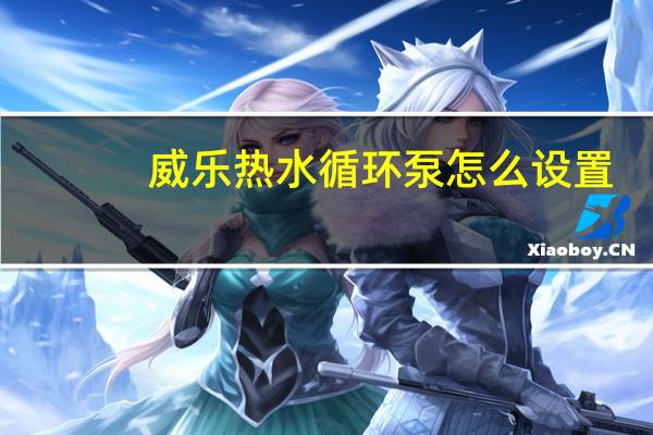 威乐热水循环泵怎么设置