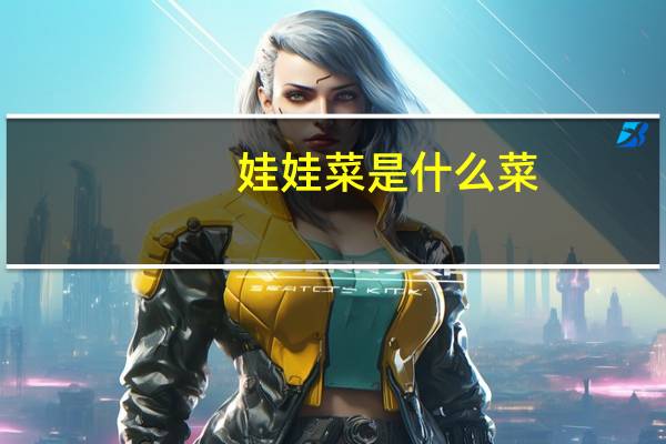 娃娃菜是什么菜