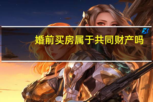 婚前买房属于共同财产吗