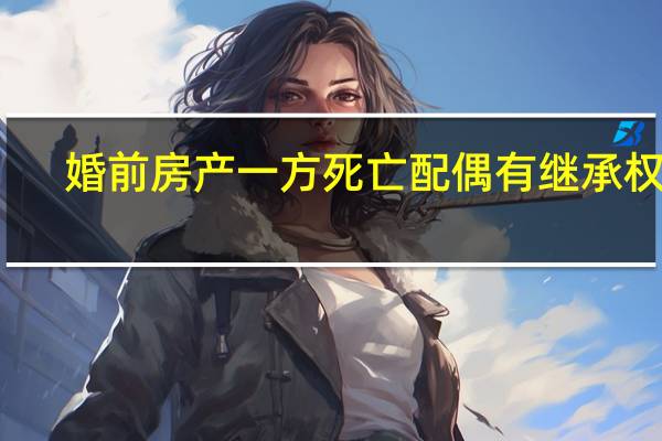 婚前房产一方死亡配偶有继承权吗