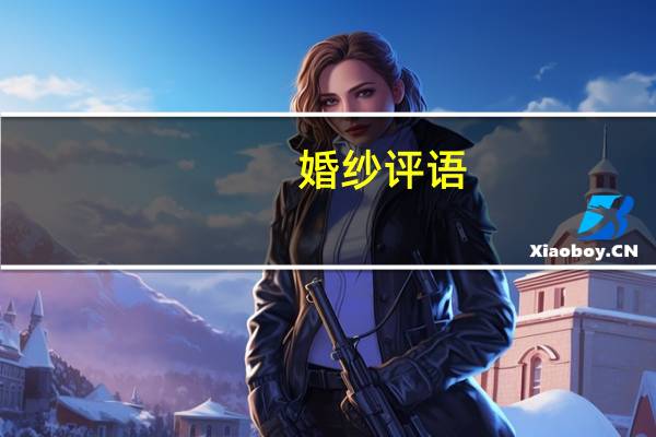 婚纱评语