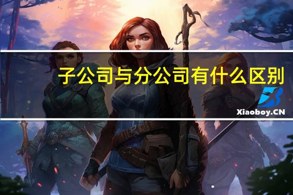 子公司与分公司有什么区别