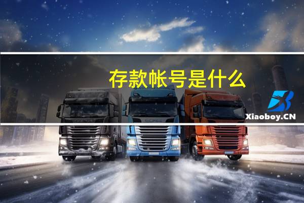 存款帐号是什么
