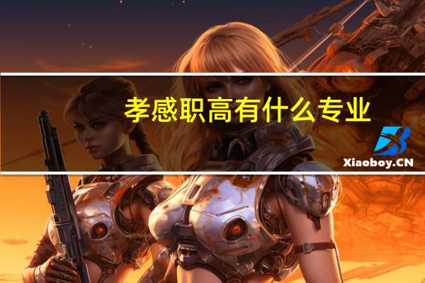 孝感职高有什么专业
