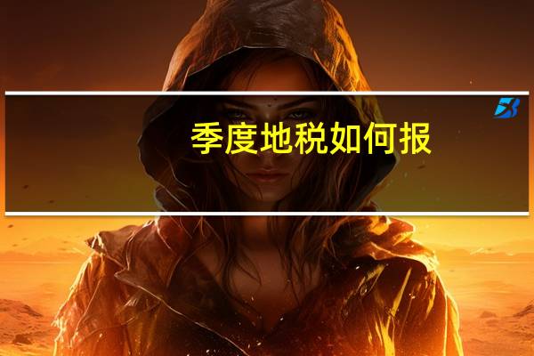 季度地税如何报