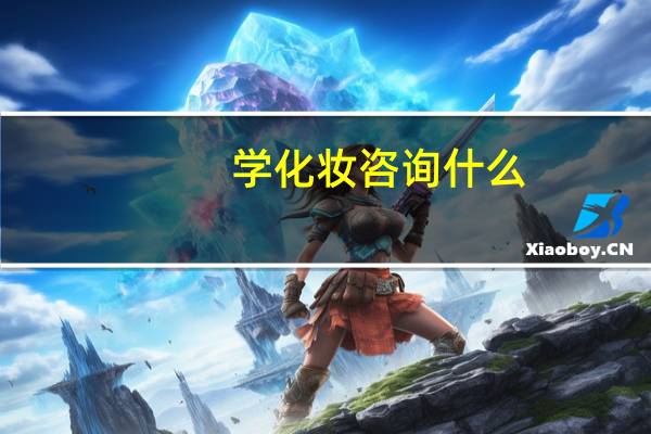 学化妆咨询什么