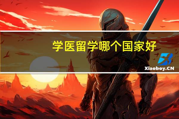 学医留学哪个国家好