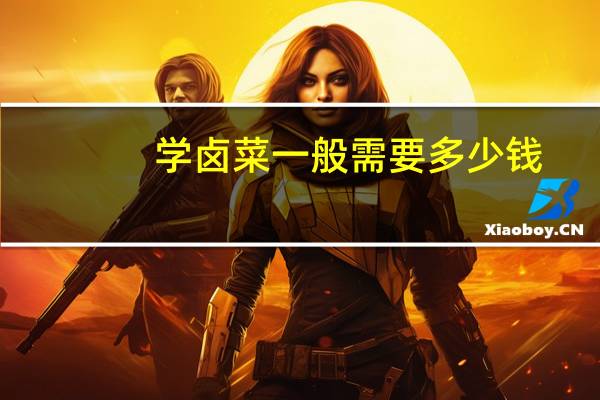 学卤菜一般需要多少钱