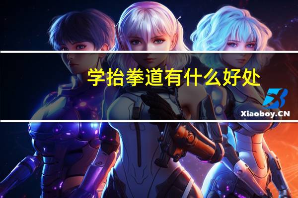 学抬拳道有什么好处