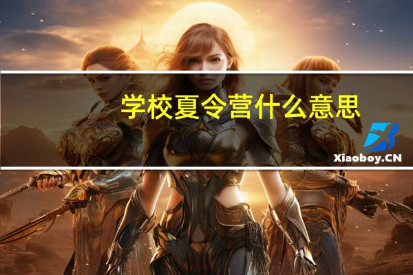 学校夏令营什么意思