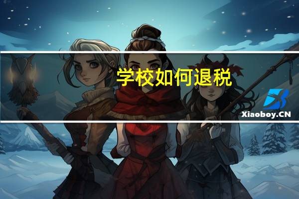 学校如何退税