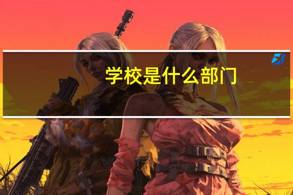 学校是什么部门