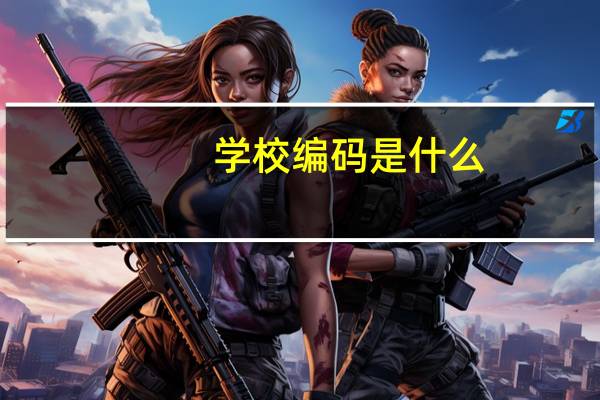 学校 编码是什么
